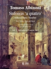Sinfonias 'a quattro'without Opus number for 2 Violins, Viola and Basso. Vol. 1: Sinfonia in F major, Si 2. - hacer clic aquí Sinfonias 'a quattro'without Opus number for 2 Violins, Viola and Basso. Vol. 1: Sinfonia in F major, Si 2. - hacer clic aquí