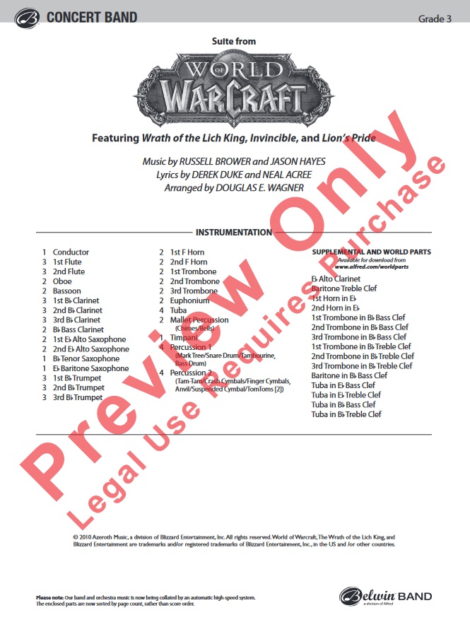 Suite from 'World of Warcraft' - hacer clic aqu�