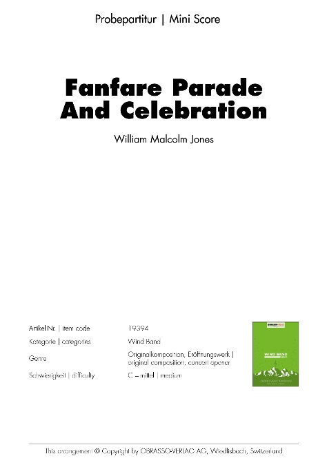 Fanfare Parade and Celebration - hacer clic aqu�