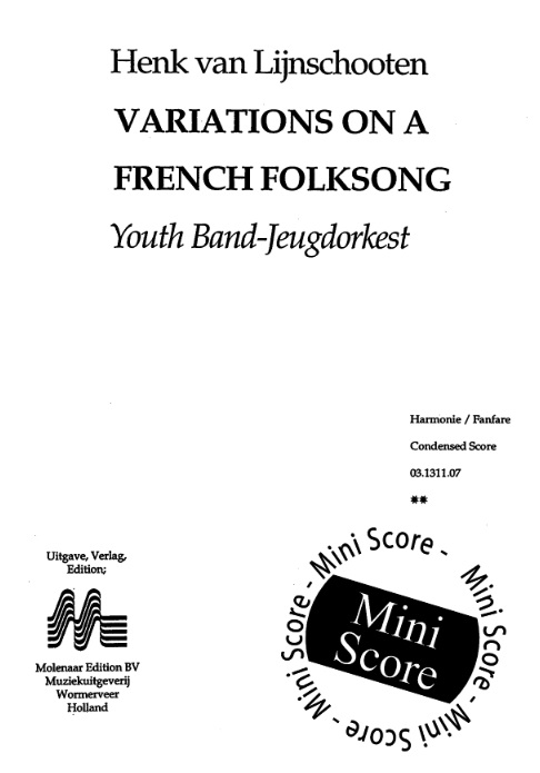 Variations on a French Folksong - hacer clic aqu�