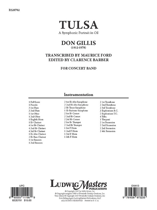 Tulsa - a Symphonic Portrait in Oil - hacer clic aqu�