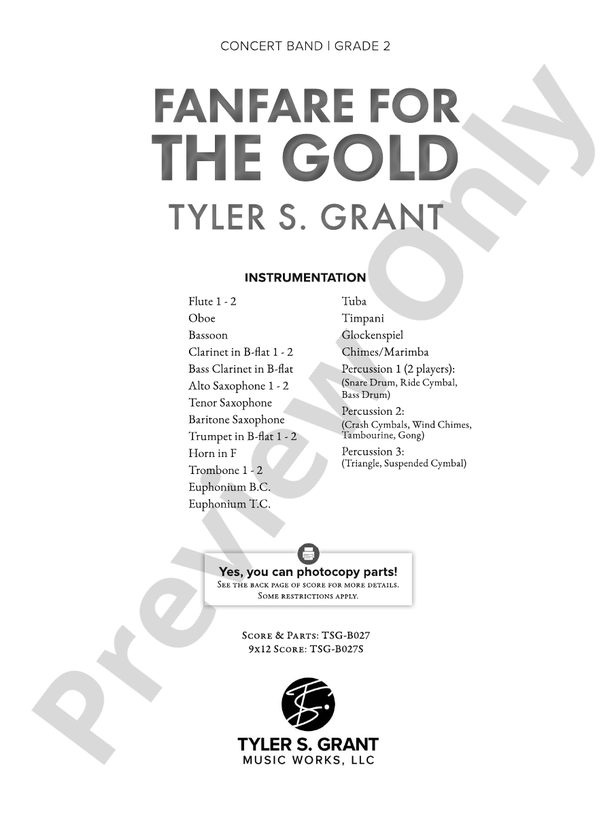 Fanfare for the Gold - hacer clic aqu�