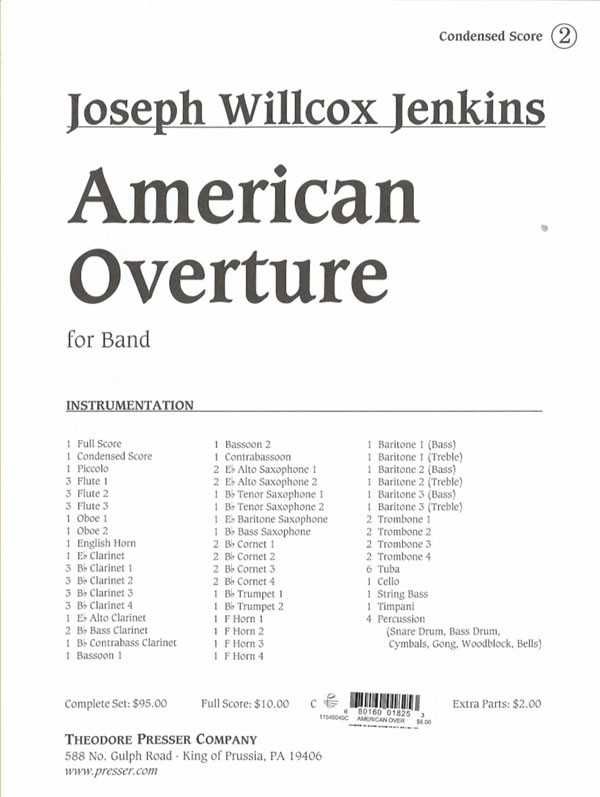 American Overture for Band - hacer clic aqu