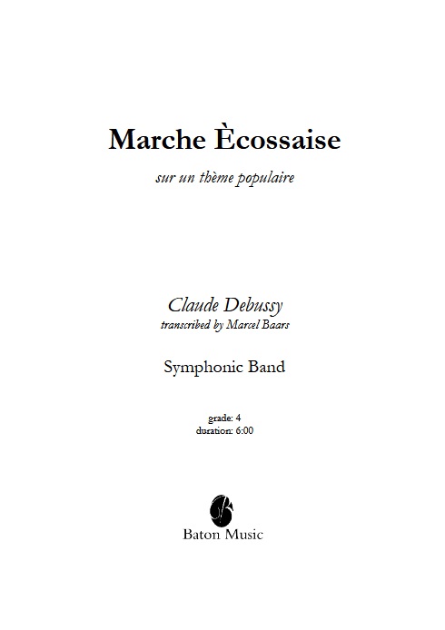 Marche �cosaisse (Scottisch March) sur un th�me populaire - hacer clic aqu�