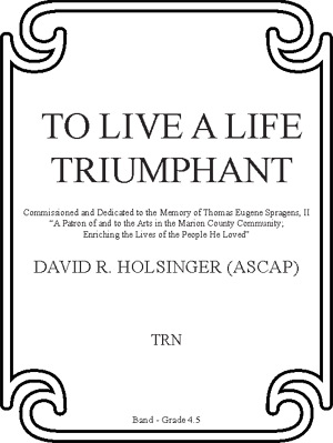 To Live a Life Triumphant - hacer clic aqu�