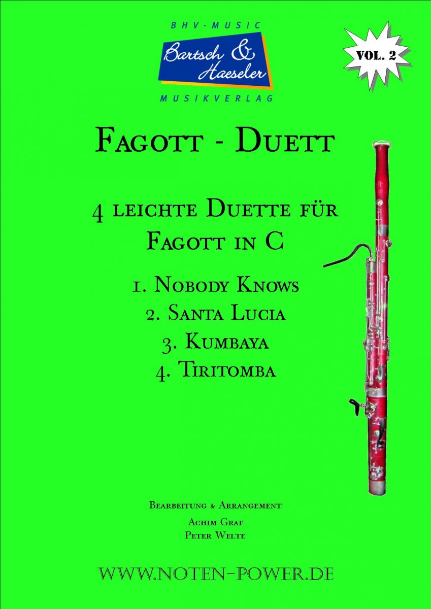 4 leichte Duette f�r Fagott - hacer clic aqu�