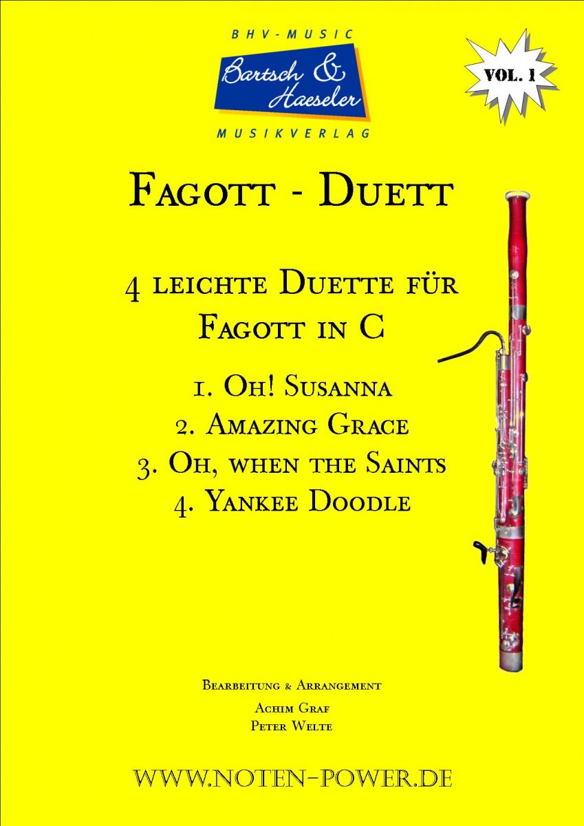 4 leichte Duette f�r Fagott - hacer clic aqu�