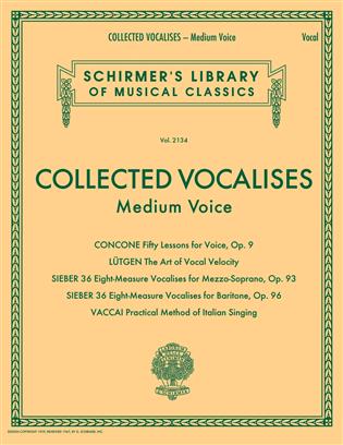 Collected Vocalises: Medium Voice - hacer clic aqu�