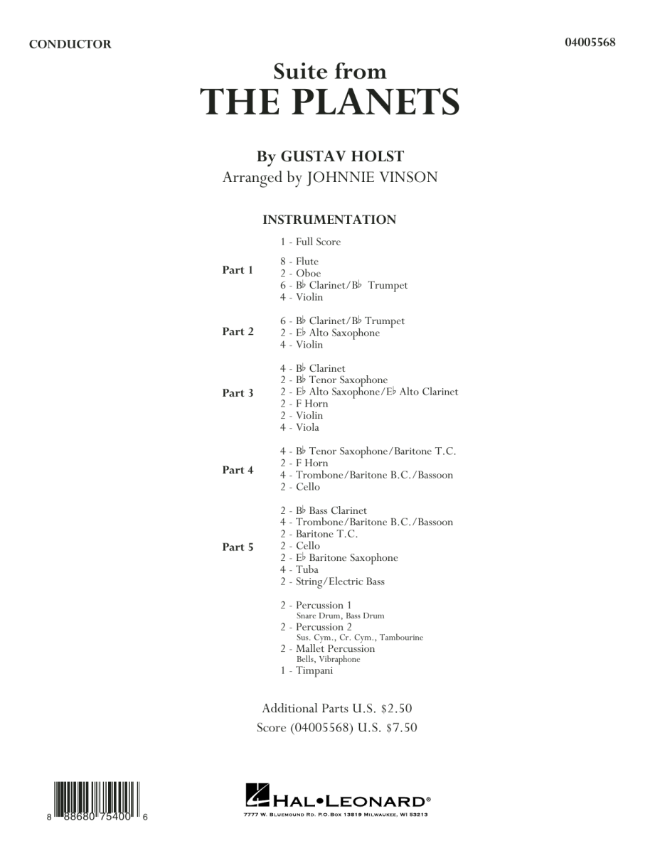 Suite from 'The Planets' - hacer clic aqu�