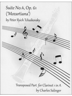 Suite #4, Mozartiana (transposed part for Clarinet 1 in A) - hacer clic aquí Suite #4, Mozartiana (transposed part for Clarinet 1 in A) - hacer clic aquí