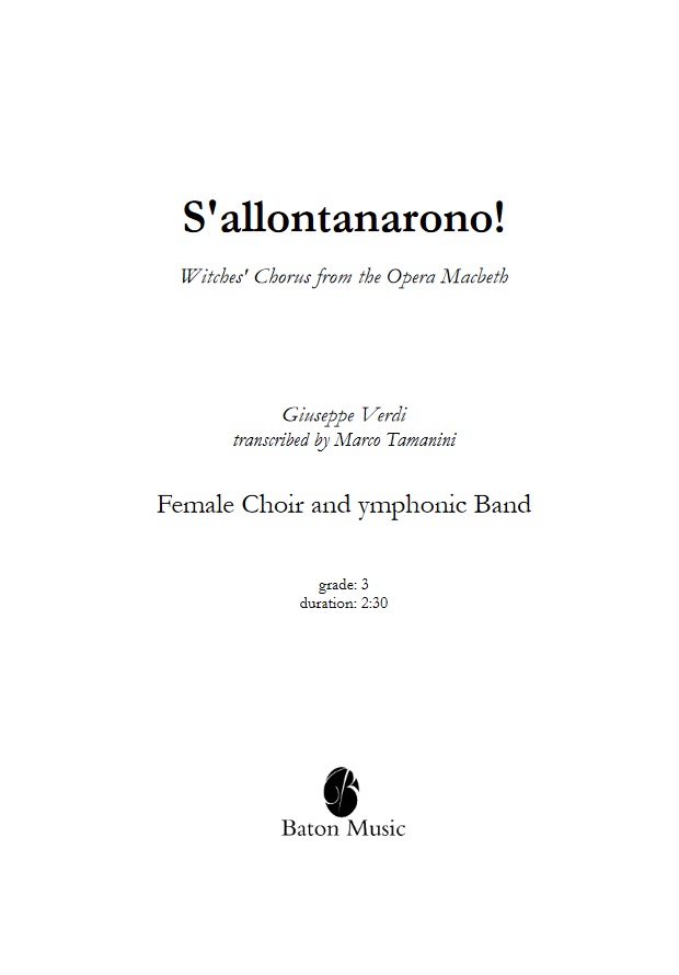 S'allontanarono (Witches' Chorus from the Opera Macbeth) - hacer clic aqu