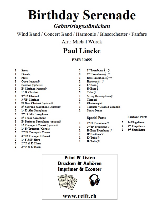 Birthday Serenade (Geburtstagsst�ndchen) - hacer clic aqu�