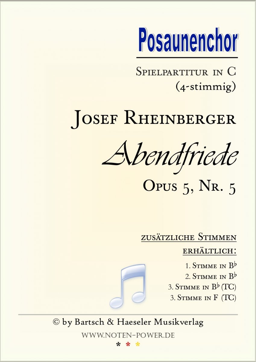 Abendfriede - hacer clic aquí Abendfriede - hacer clic aquí