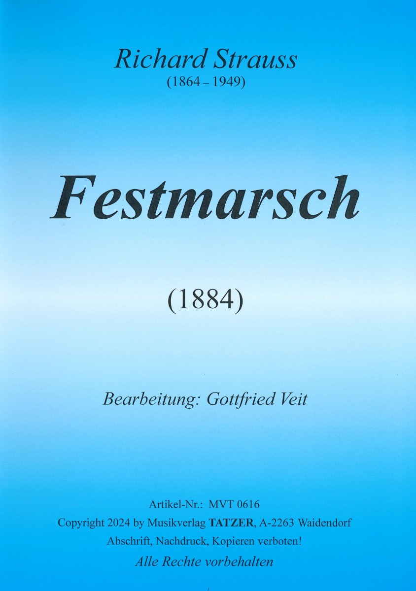 Festmarsch (1884) - hacer clic aquí Festmarsch (1884) - hacer clic aquí