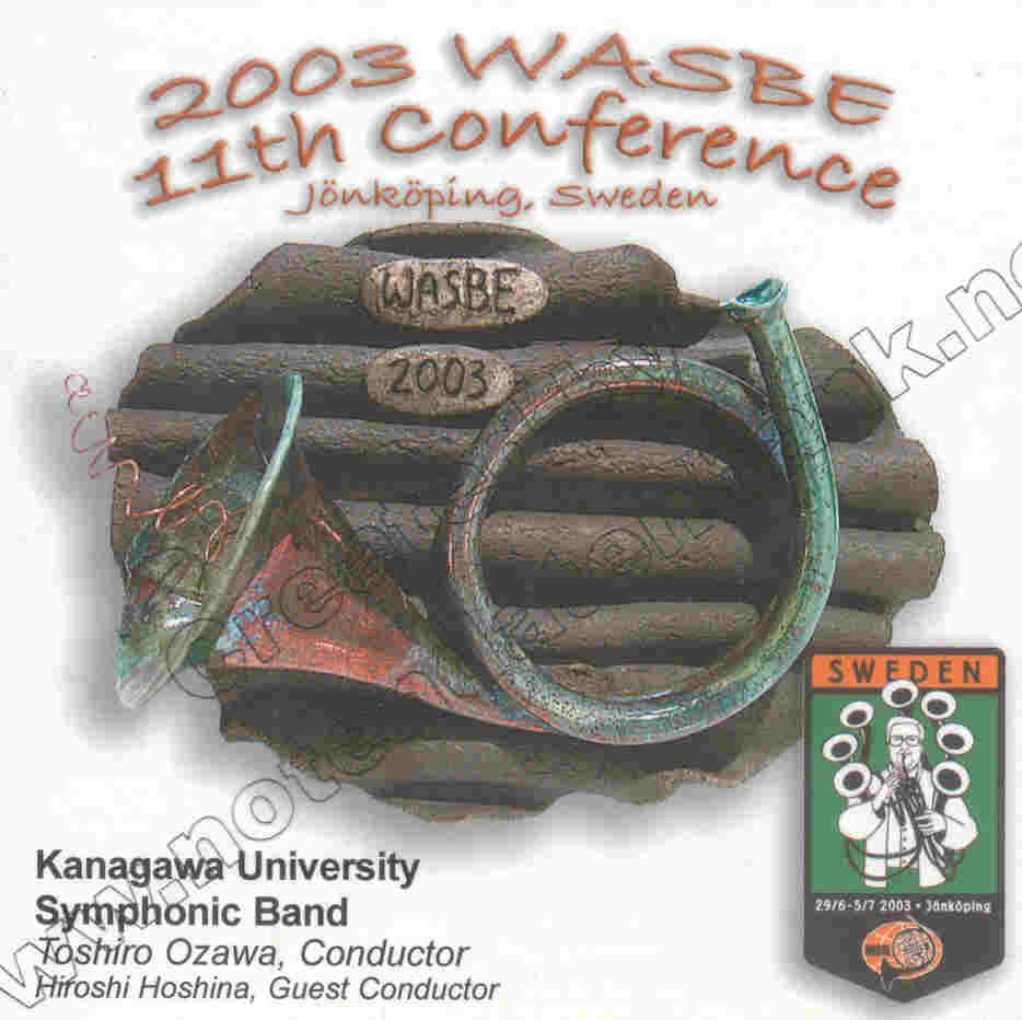 2003 WASBE J�nk�ping, Sweden: Kanagawa University Symphonic Band - hacer clic aqu�