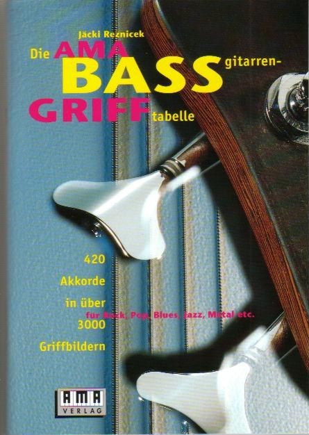 AMA Bassgitarren-Grifftabelle - hacer clic aqu�