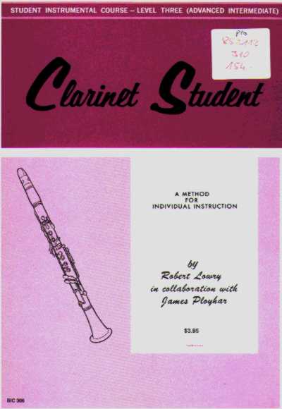 Clarinet Student #3 - hacer clic aqu�