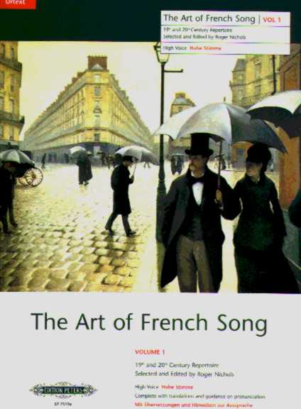 Art of French Song #1, The (High Voice) - hacer clic aqu�