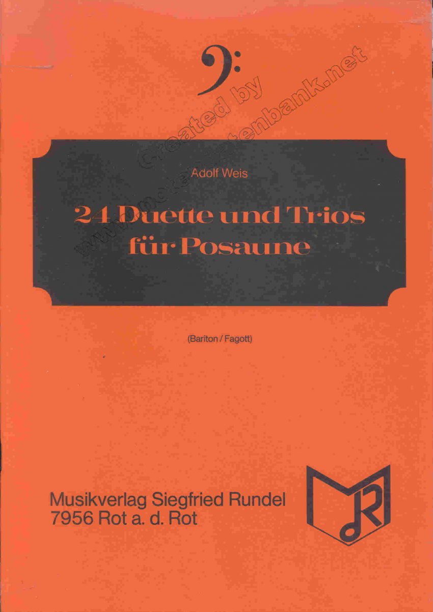 24 Duette und Trios f�r Posaune - hacer clic aqu�