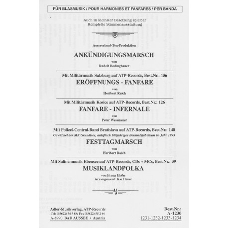 Ankündigungsmarsch - hacer clic aquí Ankündigungsmarsch - hacer clic aquí