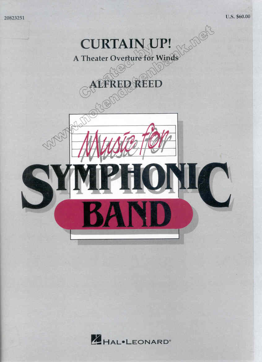 Curtain Up! (A Theater Overture for Winds) - hacer clic aqu�