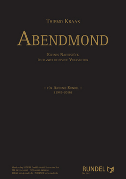 Abendmond (Kleines Nachtlied über zwei deutsche Volkslieder) - hacer clic aquí Abendmond (Kleines Nachtlied über zwei deutsche Volkslieder) - hacer clic aquí