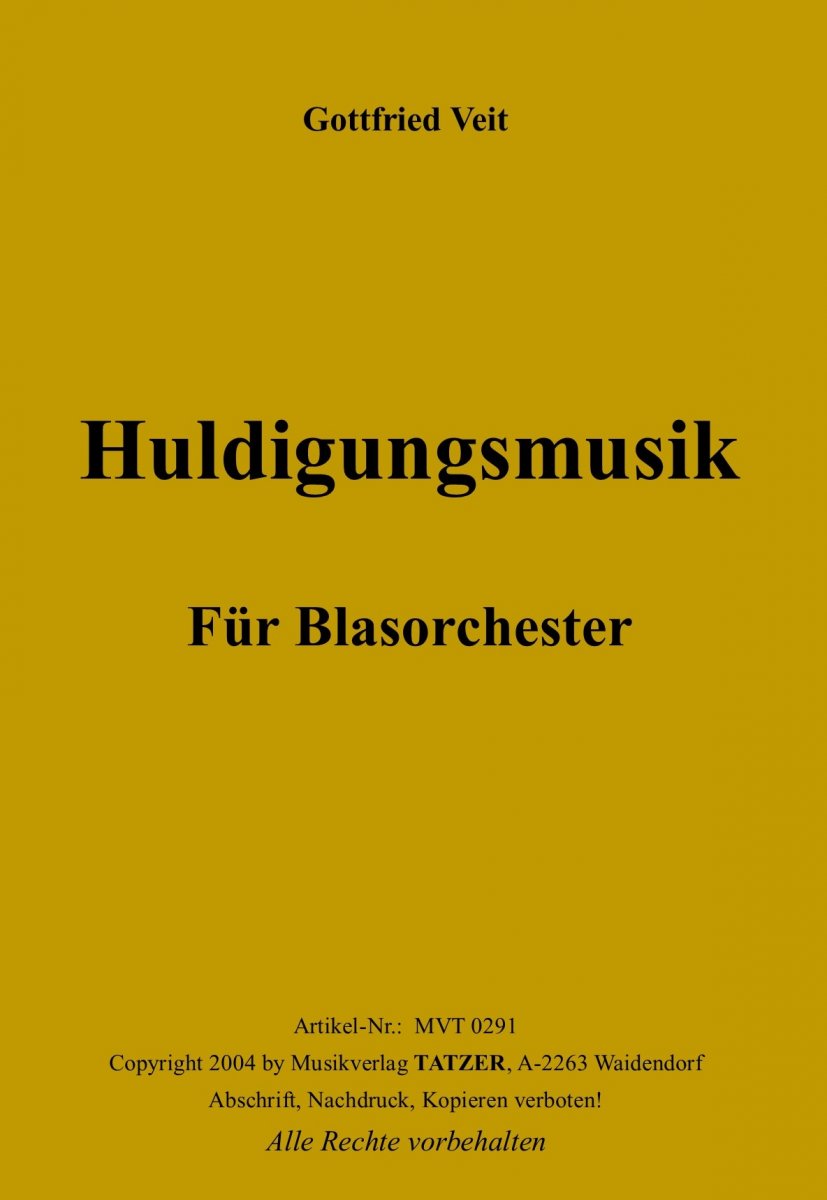 Huldigungsmusik - hacer clic aquí Huldigungsmusik - hacer clic aquí