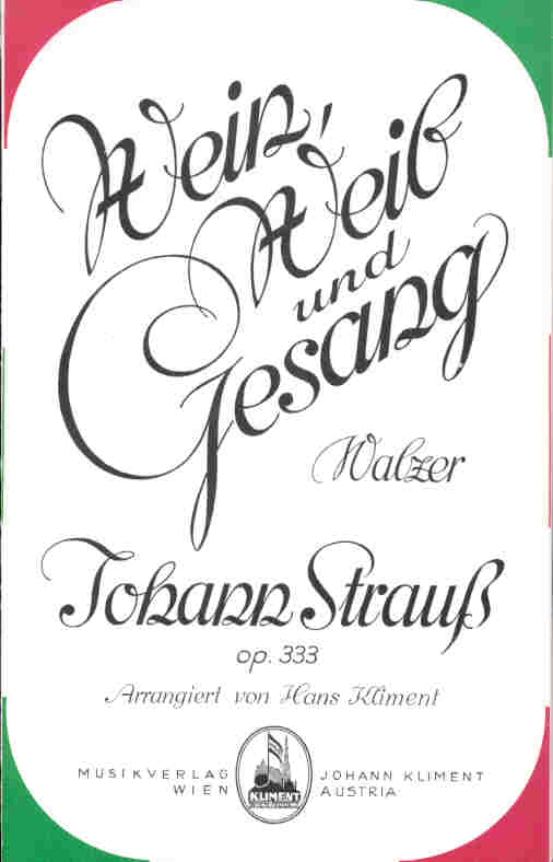 Wein, Weib und Gesang (Aimer, boire et chanter) - hacer clic aqu�