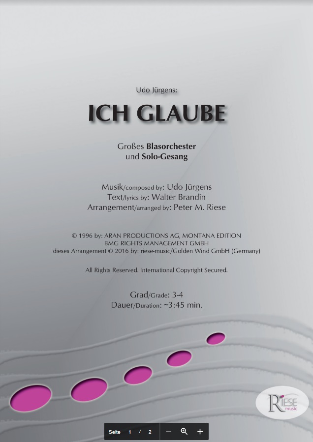 Ich glaube - hacer clic aqu�