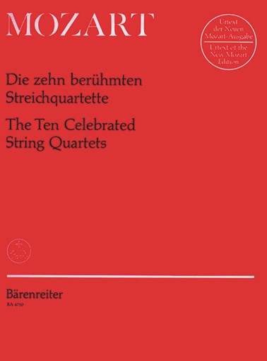 Die zehn berühmten Streichquartette (KV 387, 421, 428, 458, 464, 465, 499, 575, 589, 590) - hacer clic aquí Die zehn berühmten Streichquartette (KV 387, 421, 428, 458, 464, 465, 499, 575, 589, 590) - hacer clic aquí
