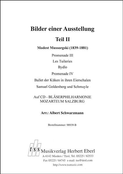 Bilder einer Ausstellung #2 - hacer clic aquí Bilder einer Ausstellung #2 - hacer clic aquí