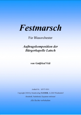 Festmarsch f�r Blasorchester - hacer clic aqu�
