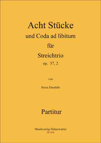 Acht St�cke und Coda ad libitum f�r Streichtrio - hacer clic aqu�