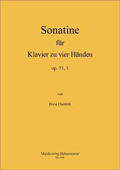 Sonatine für Klavier zu vier Händen - hacer clic aquí Sonatine für Klavier zu vier Händen - hacer clic aquí