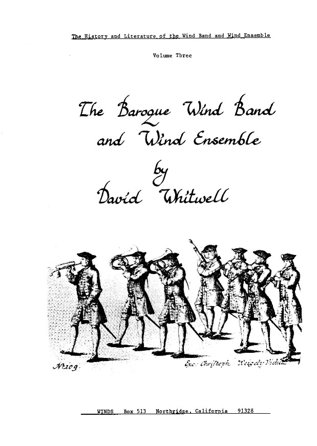 Baroque Wind Band and Wind Ensemble, The #3 - hacer clic aqu�