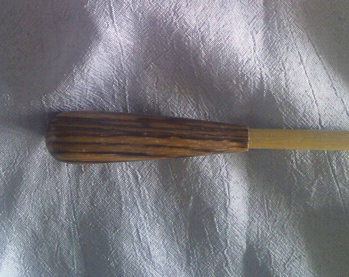 Dirigierstock Serie P, L�nge 13, Zebrawood, natur - hacer clic aqu�